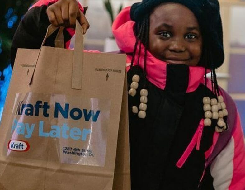 Woman with a shopping bag