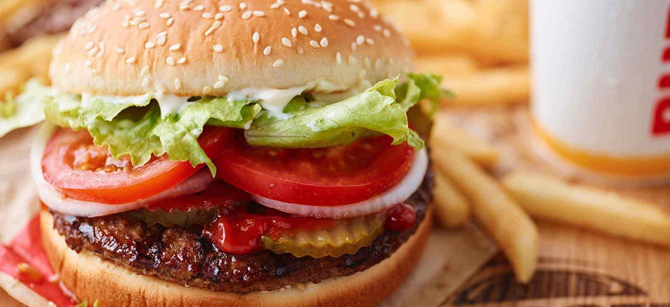 A juicy flamed grilled burger from Burger King - one way the brand re-discovered its essence.